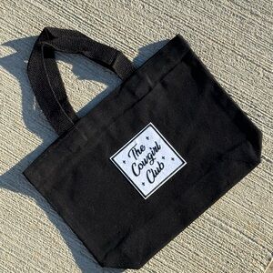 The Cowgirl Club Black Canvas Mini Tote